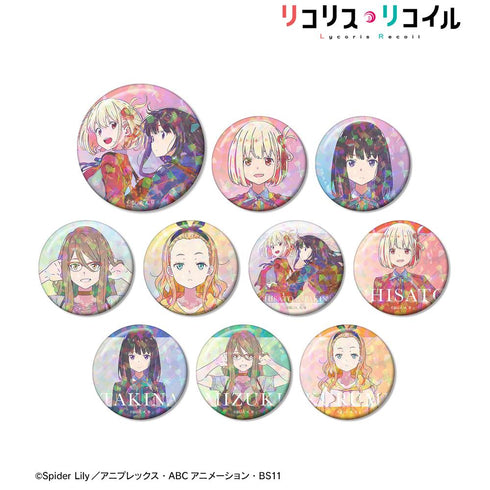 『リコリス・リコイル』トレーディング Ani-Art clear label ホログラム缶バッジ(単位/BOX)【202504再販】